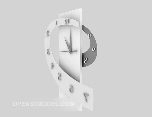 Creative Clock Decorative 3d model Creative Clock Decorative 3d model