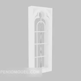 Wood Trim Frame Windows 3d model