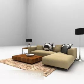 Modern Combination Furniture Set Sofa 3d model
