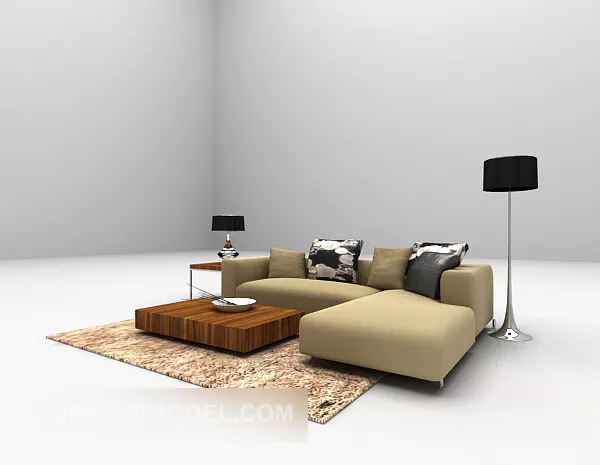 Modern Combination Furniture Set Sofa 3d model Modern Combination Furniture Set Sofa 3d model