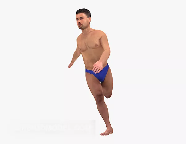 Men On The Run Character 3d model Men On The Run Character 3d model