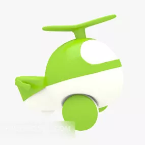 Plastic Helicopter Toys 3d model