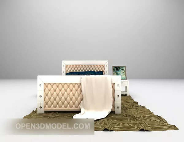 Upholstery Bed Furniture 3d model Upholstery Bed Furniture 3d model
