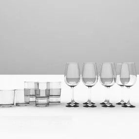 Kitchen Glass Pack 3d model