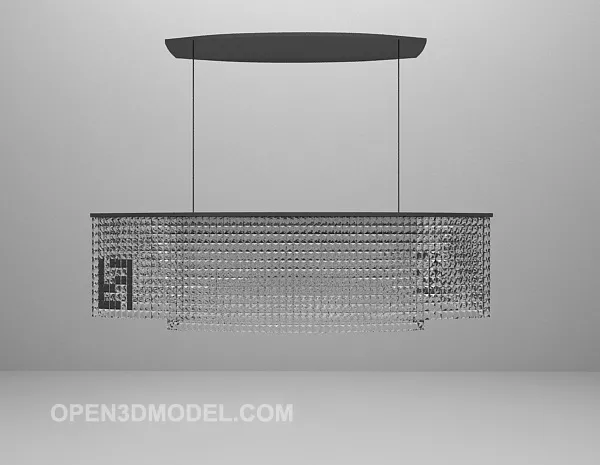 Crystal Large Chandelier 3d model Crystal Large Chandelier 3d model
