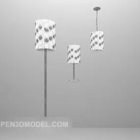 Floor Ceiling Lamp Furniture 3d model