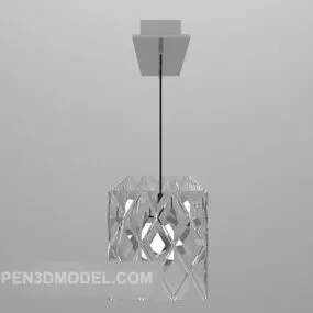 Glasses Shade Chandelier Furniture 3d model