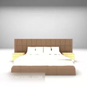 Modern Upholstery Bed Furniture 3d model