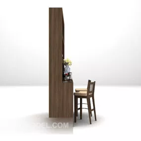 Home Locker Table Furniture 3d model