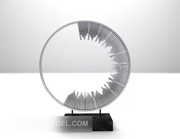 Abstract Circle Sculpture 3d model Abstract Circle Sculpture 3d model