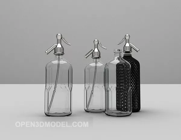Glasses Set 3d model