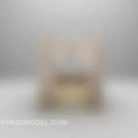 American Poster Bed Furniture 3d model