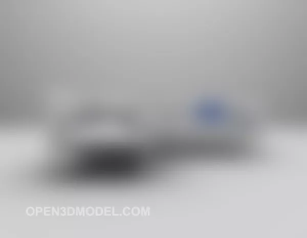 Grey Multiplayer Modern Sofa 3d model Grey Multiplayer Modern Sofa 3d model
