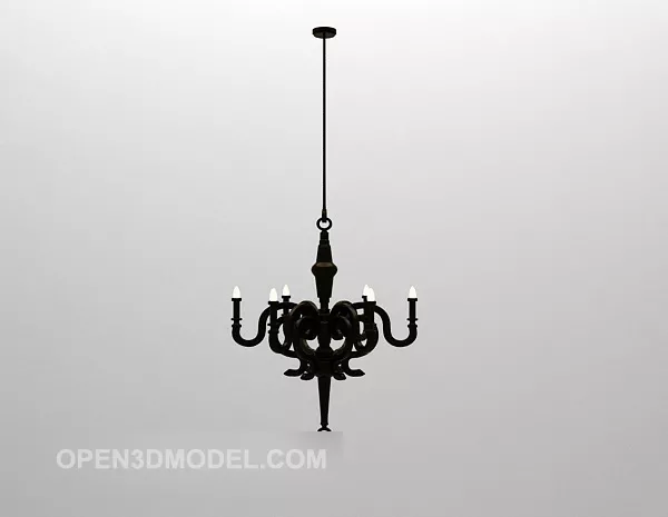 Home Iron Chandelier 3d model Home Iron Chandelier 3d model