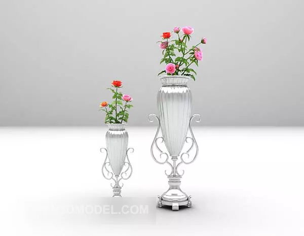Liquor Pottery Vase 3d model