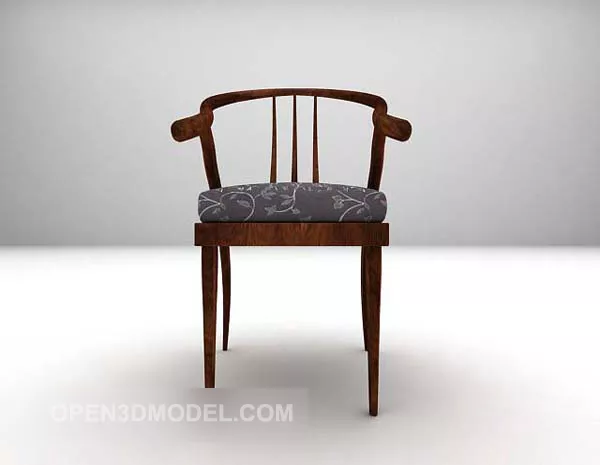 Curved Wave Lounge Chair 3d model