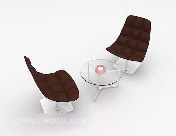 Modern Style Table And Chair 3d model Modern Style Table And Chair 3d model