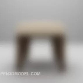 Elegant Sofa Stool 3d model