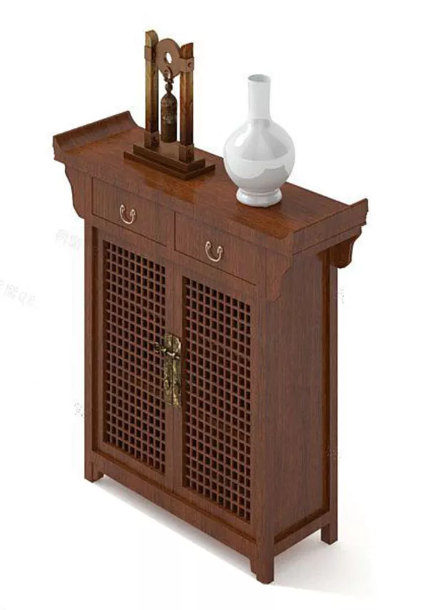 Chinese Style Wooden Side Cabinet 3d model Chinese Style Wooden Side Cabinet 3d model