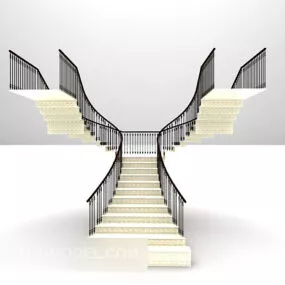 Hotel Grand Stair 3d model