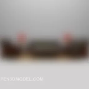 Chinese Modern Home Sofa Chair 3d model