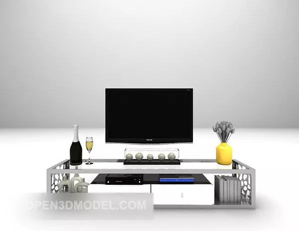 Modern Simple Tv Cabinet Furniture 3d model Modern Simple Tv Cabinet Furniture 3d model