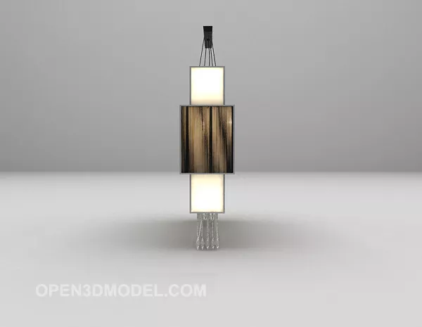 Multi-levels Shade Chandelier 3d model Multi-levels Shade Chandelier 3d model