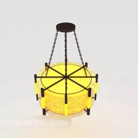 Chandelier Industrial Style 3d model