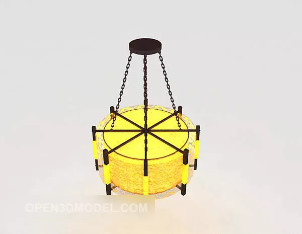Chandelier Industrial Style 3d model Chandelier Industrial Style 3d model