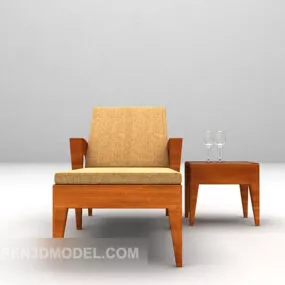 Outdoor Lounge Chair Relax Furniture 3d model