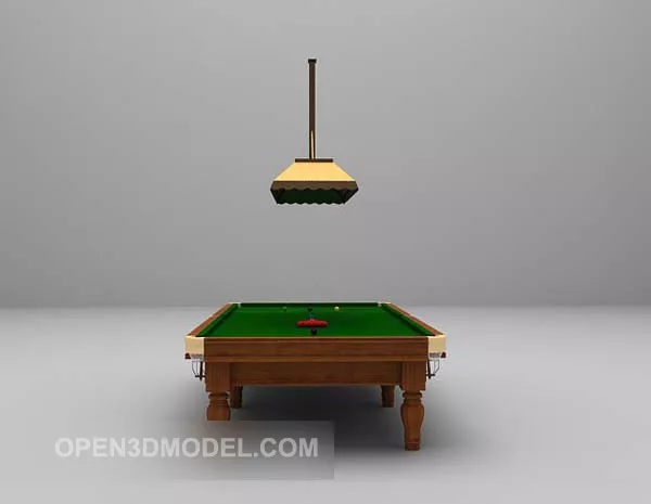 Sport Tennis Table With Hanging Lamp 3d model Sport Tennis Table With Hanging Lamp 3d model