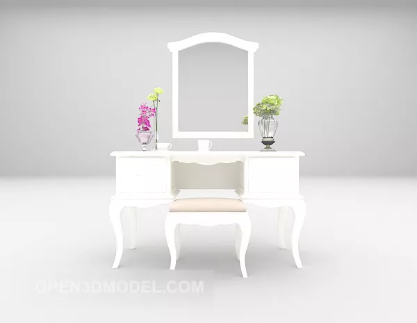 Welsh Dresser Side Cabinet 3d model