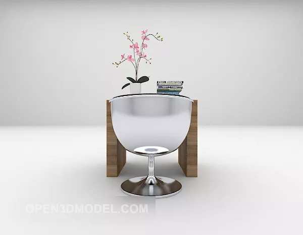 Vase Fern On Hanger 3d model