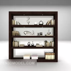 Living Room Showcase Furniture 3d model