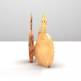 Southeast Asian Style Trinket Furniture 3d model