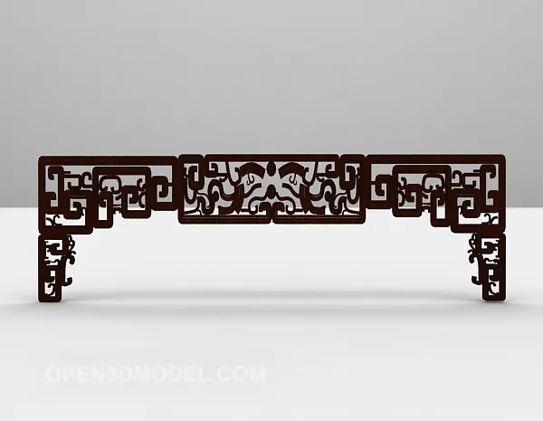 Partition Frame Star Pattern 3d model