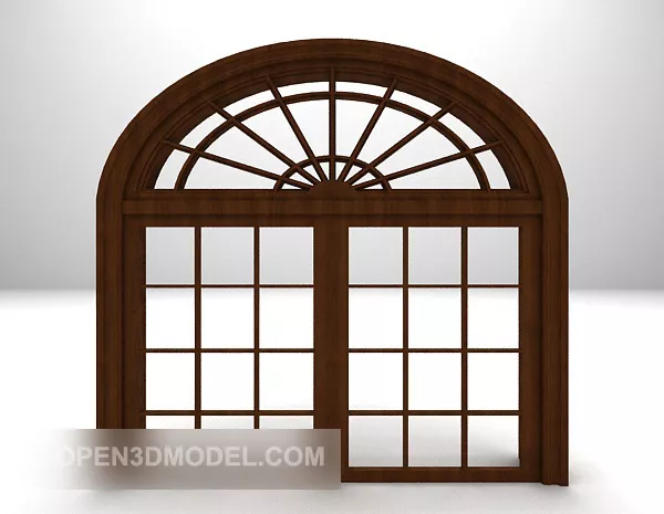 Carved Frame Muslim Style 3d model