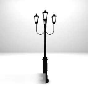 Streetlight European 3d model