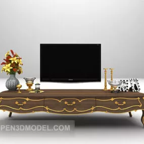 European Classic Tv Cabinet 3d model