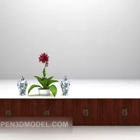 Entrance Furniture Cabinet 3d model