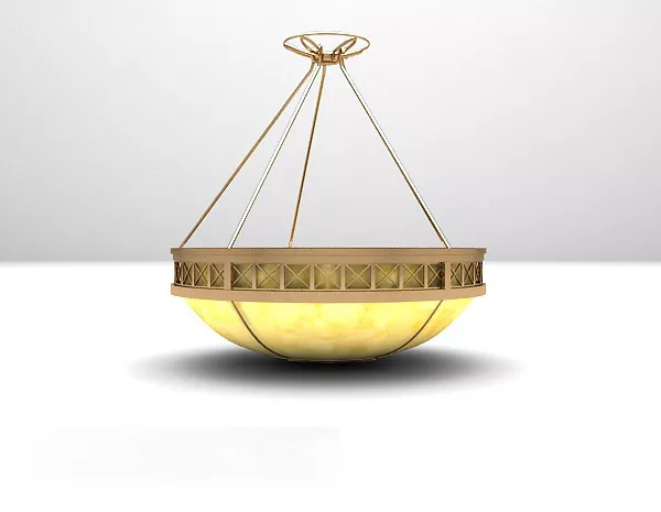 Elliptic Chandelier Lighting 3d model Elliptic Chandelier Lighting 3d model