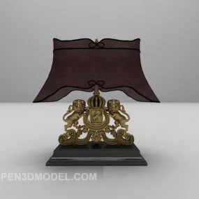 Classic European Table Lamps 3d model