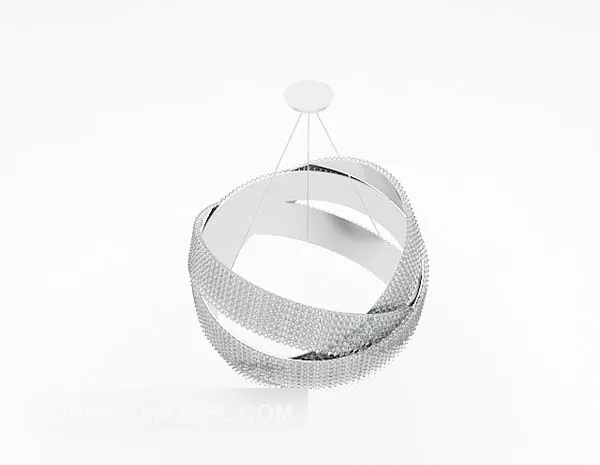 Circle Chandelier Modern Lighting 3d model Circle Chandelier Modern Lighting 3d model