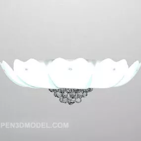 White Luminary Lamp Furniture 3d model