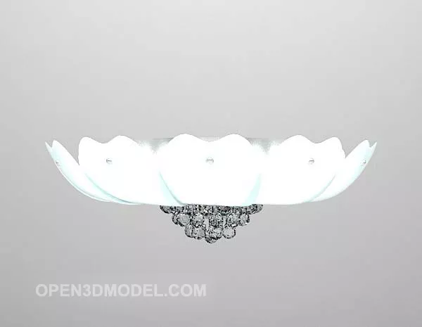 White Luminary Lamp Furniture 3d model White Luminary Lamp Furniture 3d model