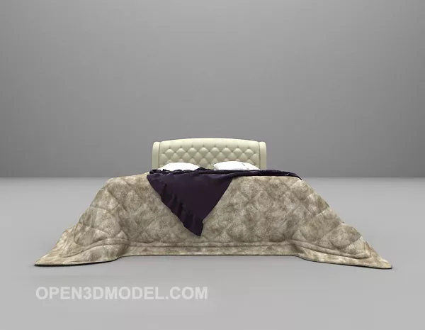 European Vintage Bed Pillows Furniture 3d model European Vintage Bed Pillows Furniture 3d model