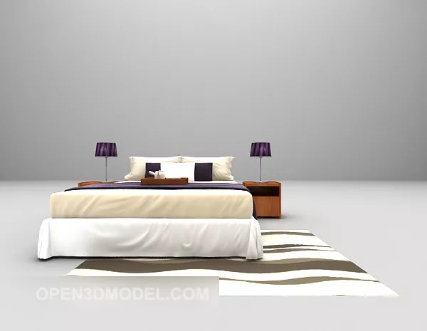 Carpet Butterfly Shape 3d model