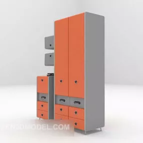 Office File Wardrobe 3d model