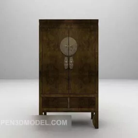 Chinese Old Wardrobe 3d model