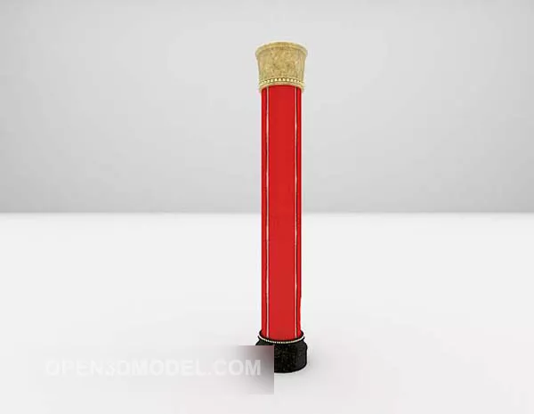 Chinese Ancient Column 3d model Chinese Ancient Column 3d model